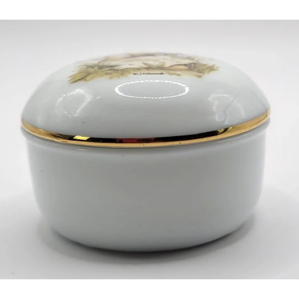 MJ Hummel Trinket Box Porcelain Maiglockchen Lily of the Valley